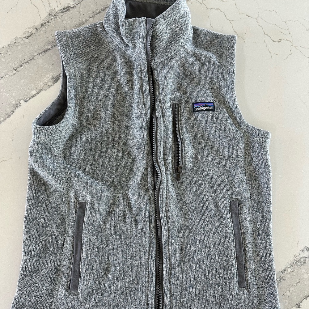 Men’s Patagonia Gray Fleece Vest M